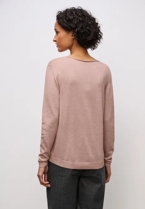 V-Neck Pullover faded rose mel. V-Neck Pullover faded rose mel.