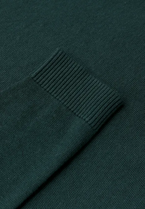 V-Neck Pullover deep teal green V-Neck Pullover deep teal green