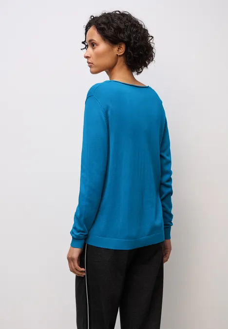 V-Neck Pullover polaris blue V-Neck Pullover polaris blue