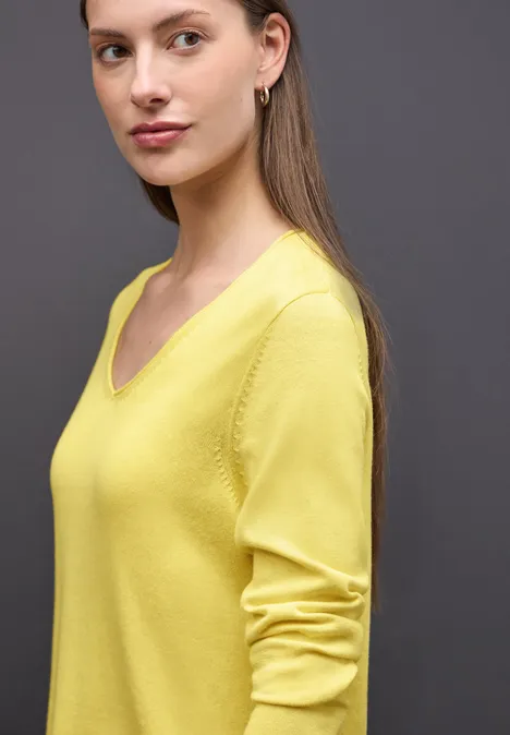 V-Neck Pullover lemon lush V-Neck Pullover lemon lush