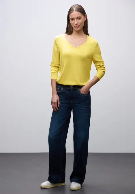 V-Neck Pullover lemon lush V-Neck Pullover lemon lush