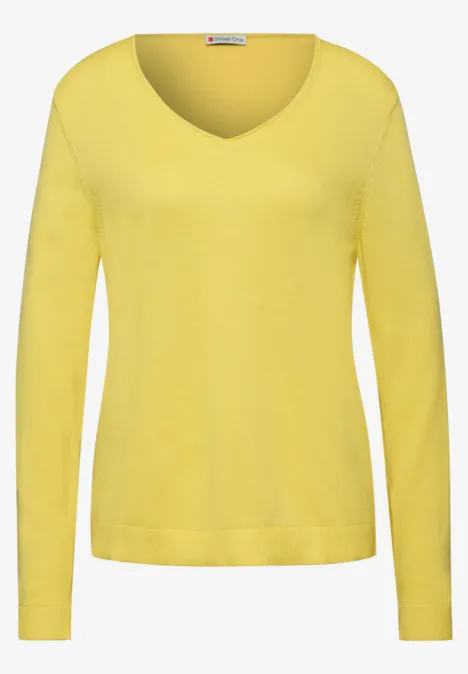 V-Neck Pullover lemon lush V-Neck Pullover lemon lush