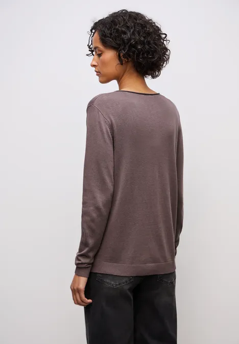 V-Neck Pullover dusty mauve V-Neck Pullover dusty mauve