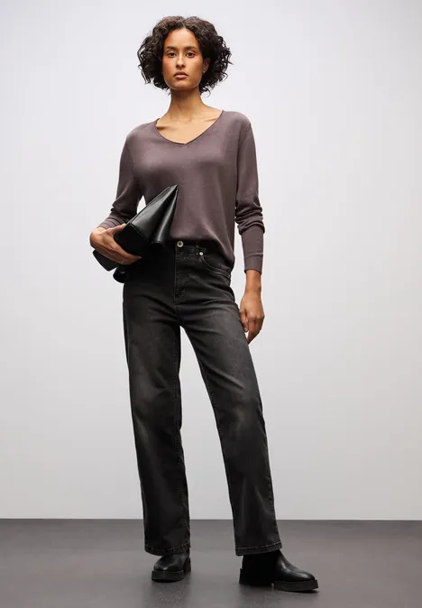 V-Neck Pullover dusty mauve V-Neck Pullover dusty mauve