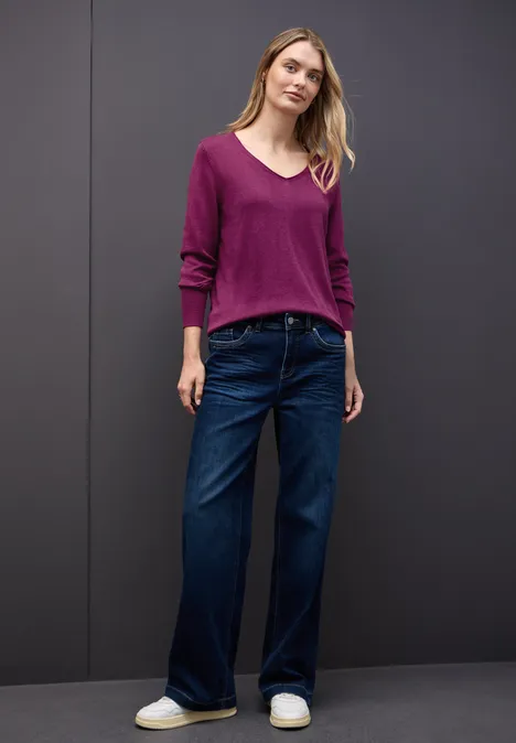 V-Neck Pullover berry paradise V-Neck Pullover berry paradise