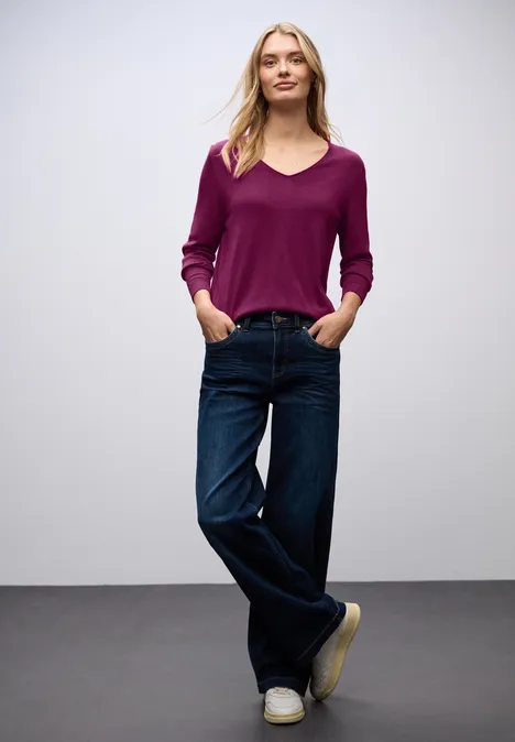 V-Neck Pullover berry paradise V-Neck Pullover berry paradise