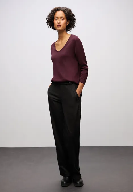 V-Neck Pullover wildberry red V-Neck Pullover wildberry red