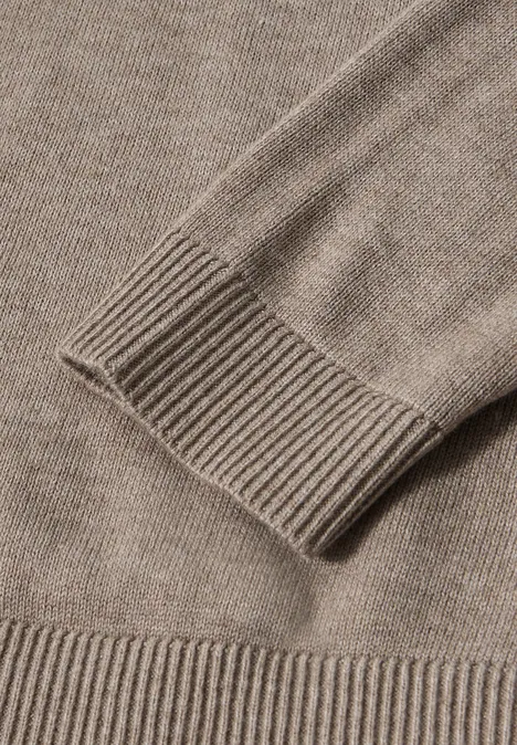 V-Neck Pullover mocha dream mel. V-Neck Pullover mocha dream mel.