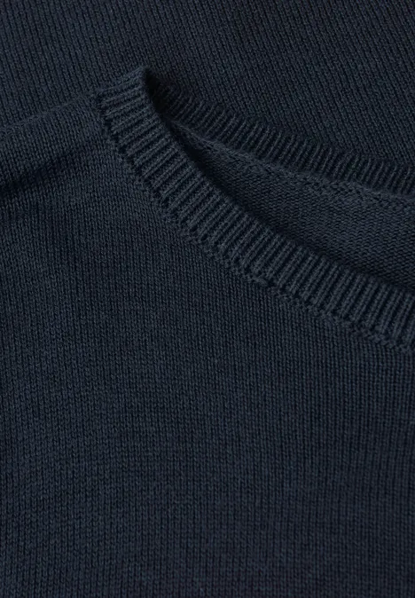 Basic Pullover deep blue