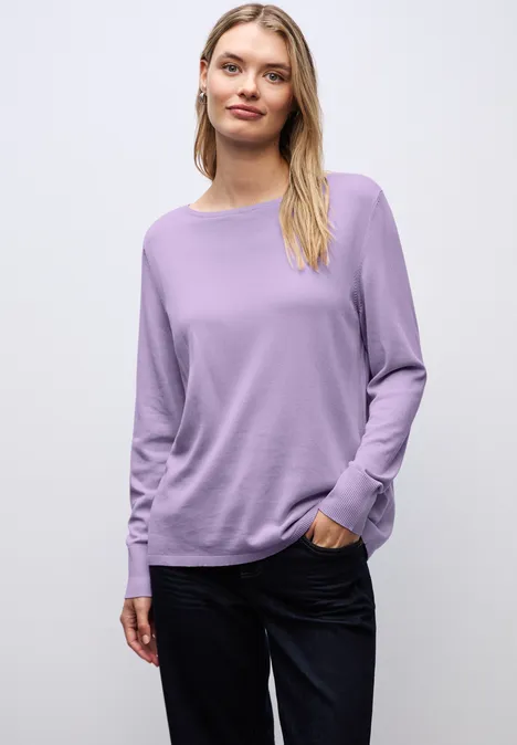 Basic Pullover soft lavender
