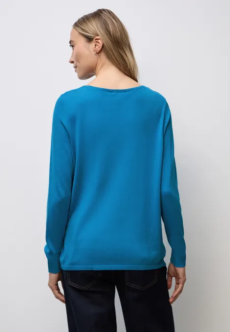 Basic Pullover polaris blue