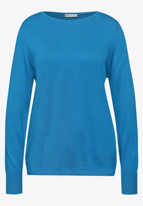 Basic Pullover polaris blue