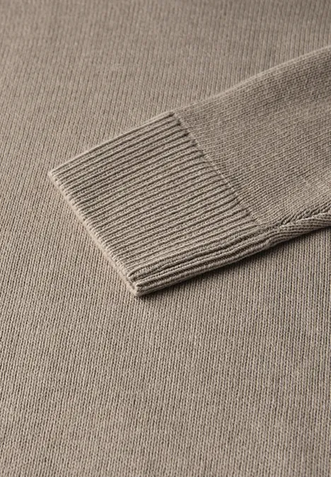 V-Neck Pullover sandstone mocha