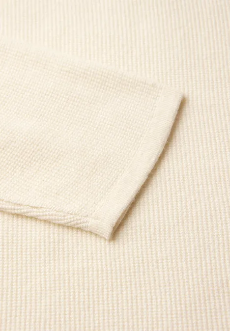 Strukturpullover soft beige