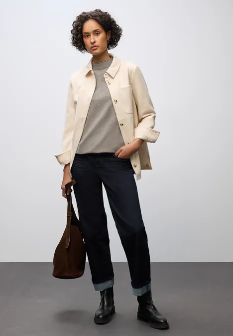 Ärmelloser Pullover sandstone mocha mel.