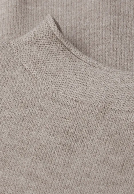 Ärmelloser Pullover sandstone mocha mel.