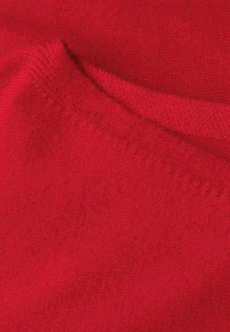 Basic Dolman Pullover racing red