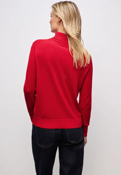 Trui met col racing red