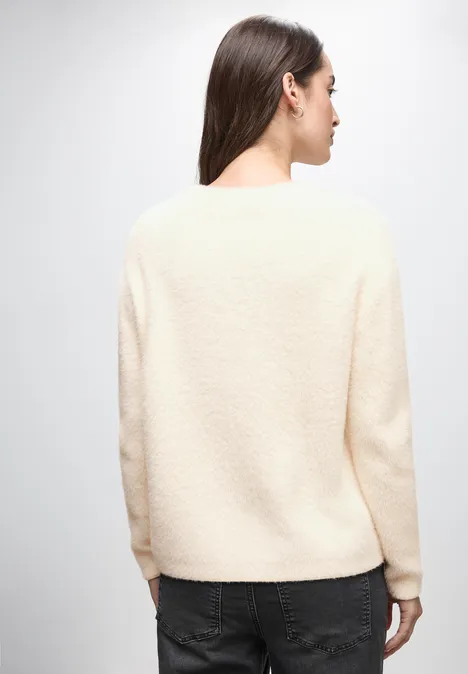 Trui van verengaren soft beige