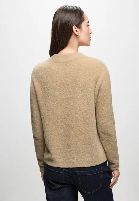 Trui van verengaren sanded beige