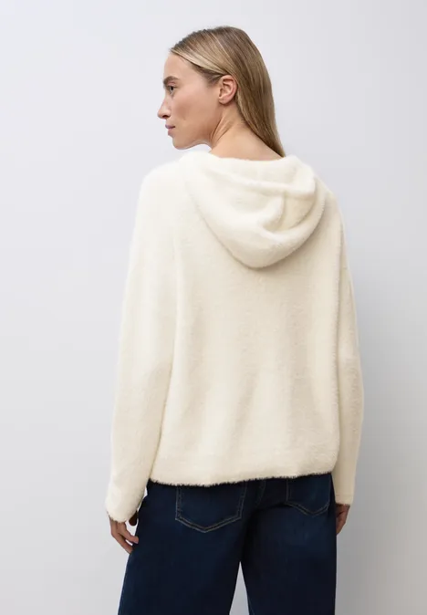 Gezellige hoodie soft beige
