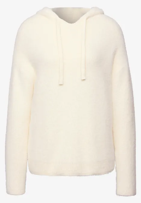 Gezellige hoodie soft beige