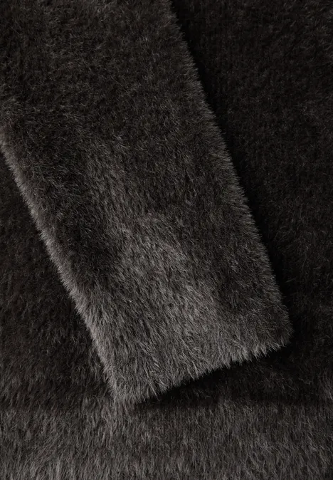 Gezellige hoodie darkest brown