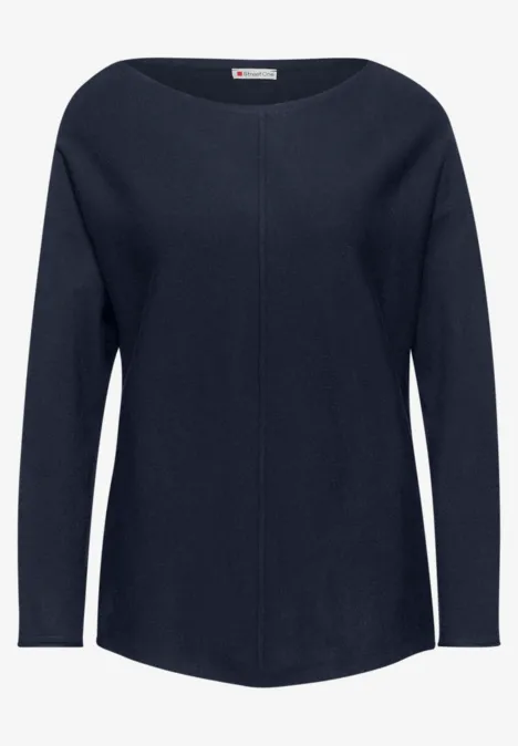 Basic Dolman Pullover deep blue Basic Dolman Pullover deep blue