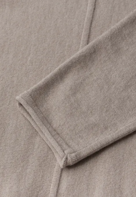Basic Dolman Pullover sandstone mocha mel.