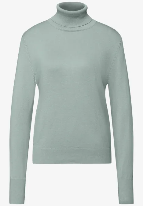 Basic Rollkragen Pullover nile blue Basic Rollkragen Pullover nile blue