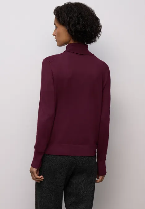 Basic Rollkragen Pullover wildberry red Basic Rollkragen Pullover wildberry red