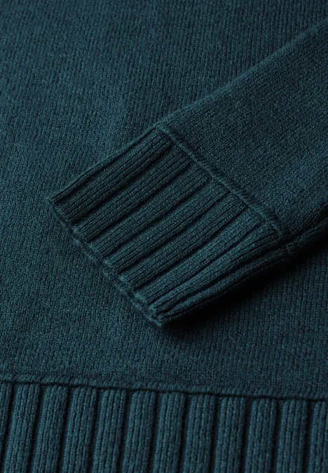 Basic Pullover tide blue
