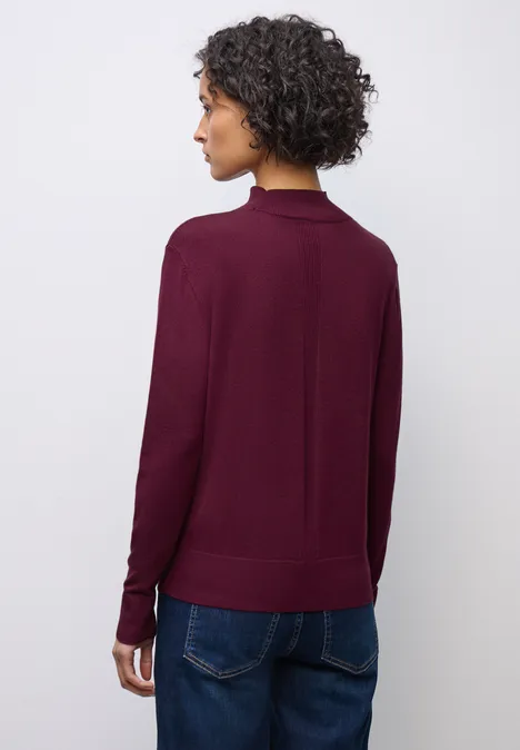 Pullover mit Turtleneck noble red Pullover mit Turtleneck noble red