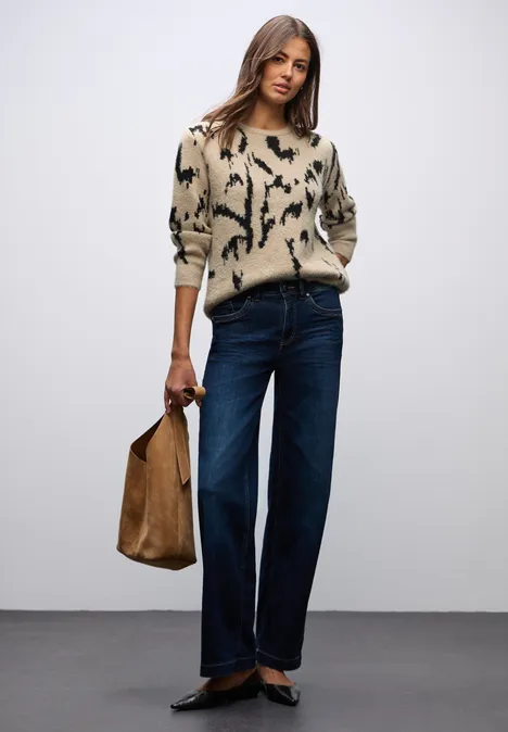 Softer Jacquard Pullover sanded beige Softer Jacquard Pullover sanded beige