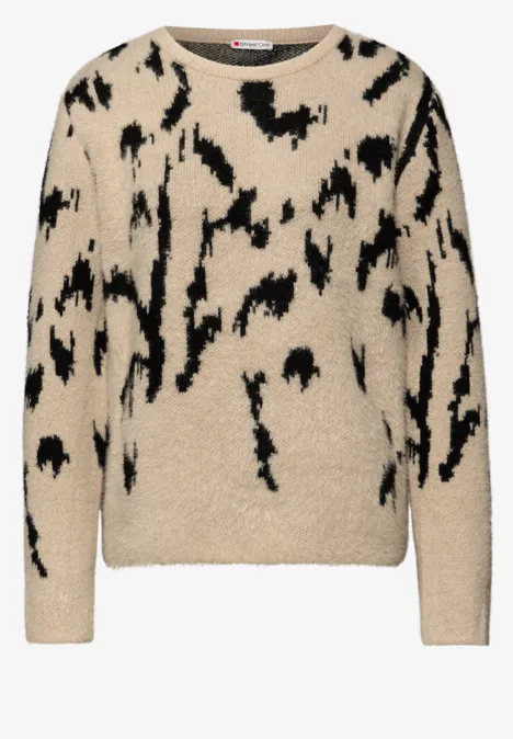 Softer Jacquard Pullover sanded beige Softer Jacquard Pullover sanded beige