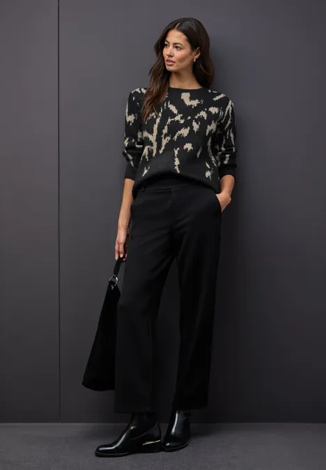 Softer Jacquard Pullover anthra grey Softer Jacquard Pullover anthra grey