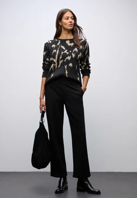 Softer Jacquard Pullover anthra grey Softer Jacquard Pullover anthra grey