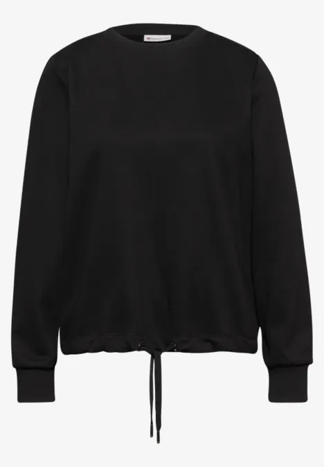 Rundhals Sweatshirt Black