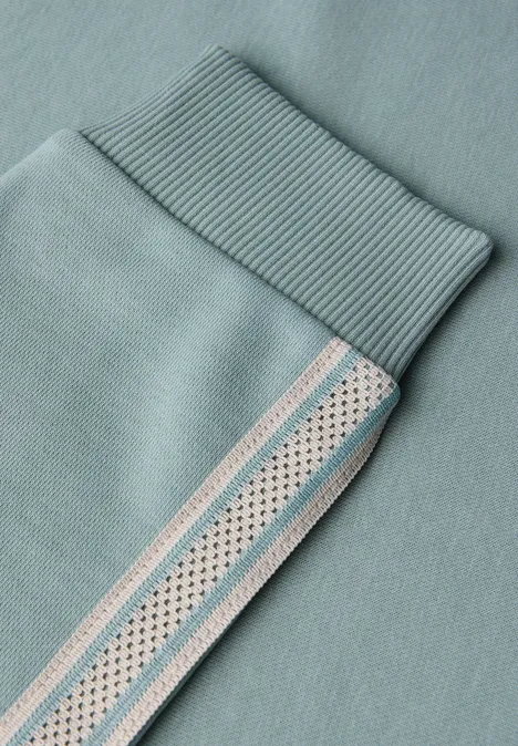 Hoodie mit Galonstreifen arona blue