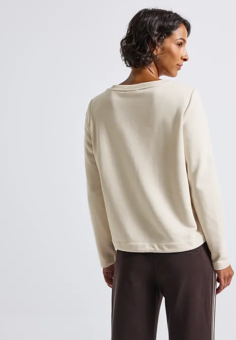 Crewneck Sweatshirt tusk cream