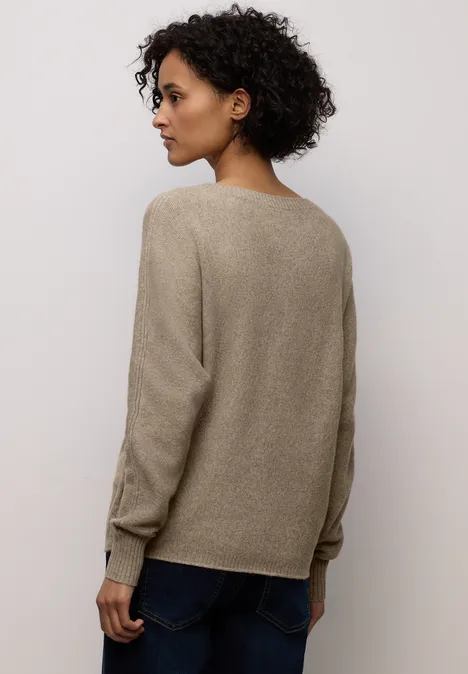 Pull Cosy Dolman mocha glow mel.