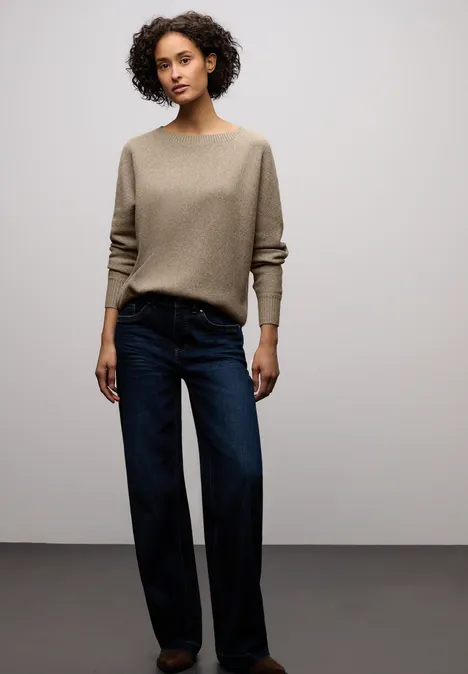 Pull Cosy Dolman mocha glow mel.