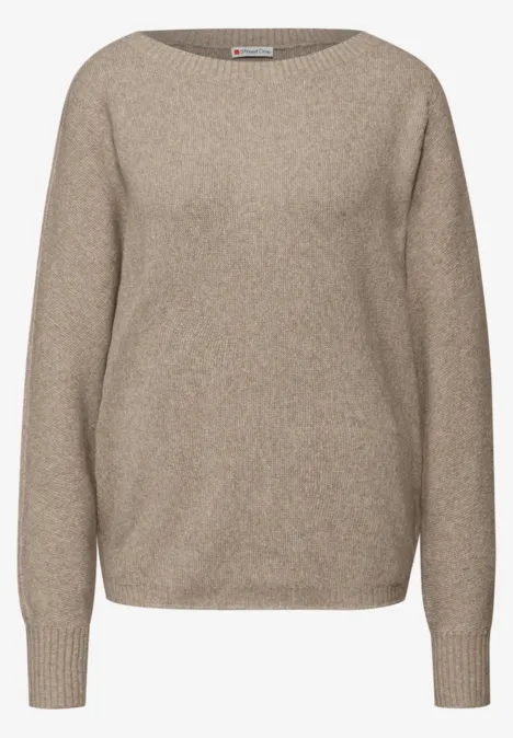 Pull Cosy Dolman mocha glow mel.