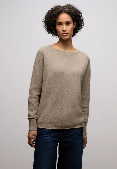 Pull Cosy Dolman mocha glow mel.