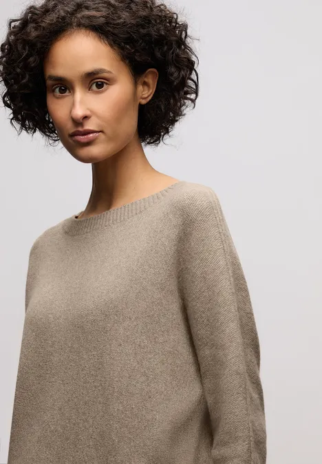 Pull Cosy Dolman mocha glow mel.