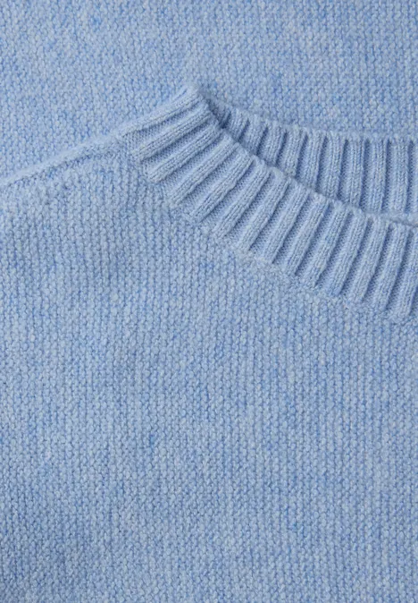 Pull Cosy Dolman frosted blue mel.
