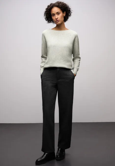 Pull Cosy Dolman pelican grey mel.