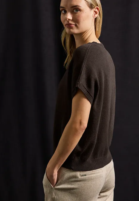 Cozy Pullover deep roast brown