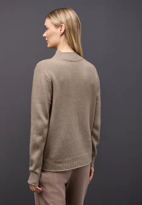 Basic Turtleneck Pullover mocha glow mel. Basic Turtleneck Pullover mocha glow mel.