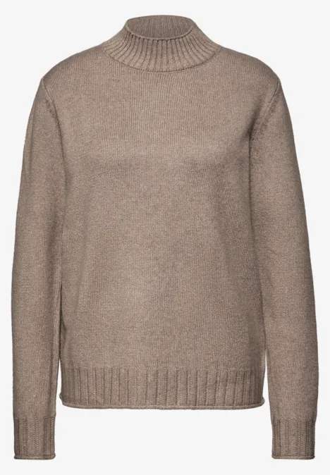 Basic Turtleneck Pullover mocha glow mel. Basic Turtleneck Pullover mocha glow mel.